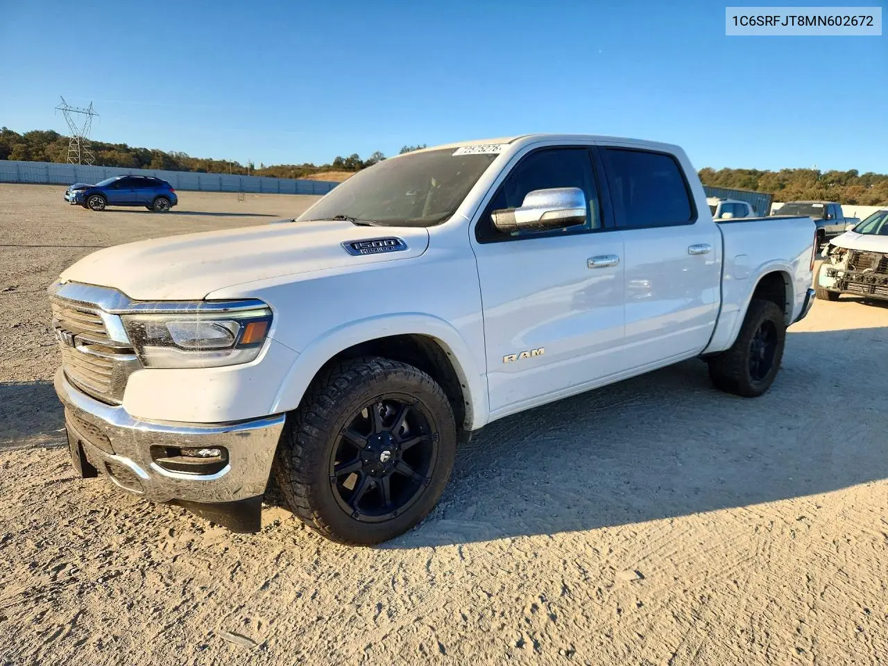 2021 Ram 1500 Laramie VIN 1C6SRFJT8MN602672 фото 1