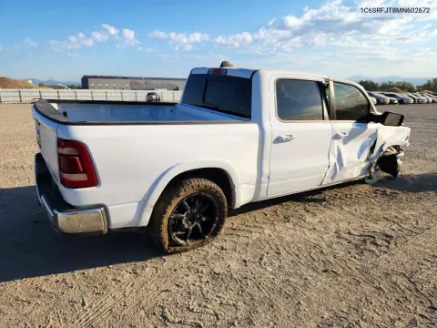 2021 Ram 1500 Laramie VIN 1C6SRFJT8MN602672 фото 3