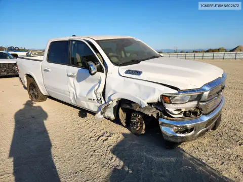 2021 Ram 1500 Laramie VIN 1C6SRFJT8MN602672 фото 4