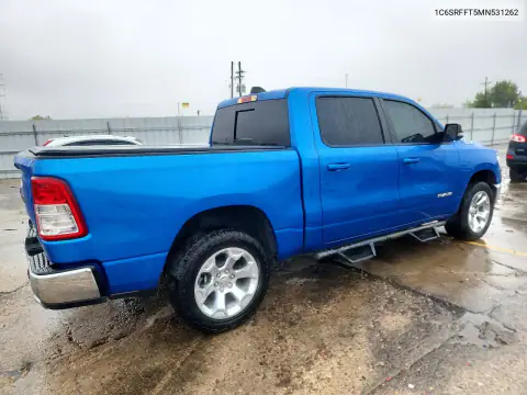 1C6SRFFT5MN531262 — 2021 RAM 1500, фото 3 с аукциона Copart, Боковая часть
