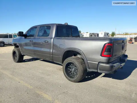 1C6SRFRT3MN513001 — 2021 RAM 1500, фото 2 с аукциона Copart, Передняя часть