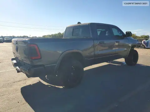 1C6SRFRT3MN513001 — 2021 RAM 1500, фото 3 с аукциона Copart, Передняя часть