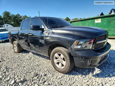 1C6RR7KT1MS576601 — 2021 RAM 1500, фото 4 с аукциона Copart, Боковая часть
