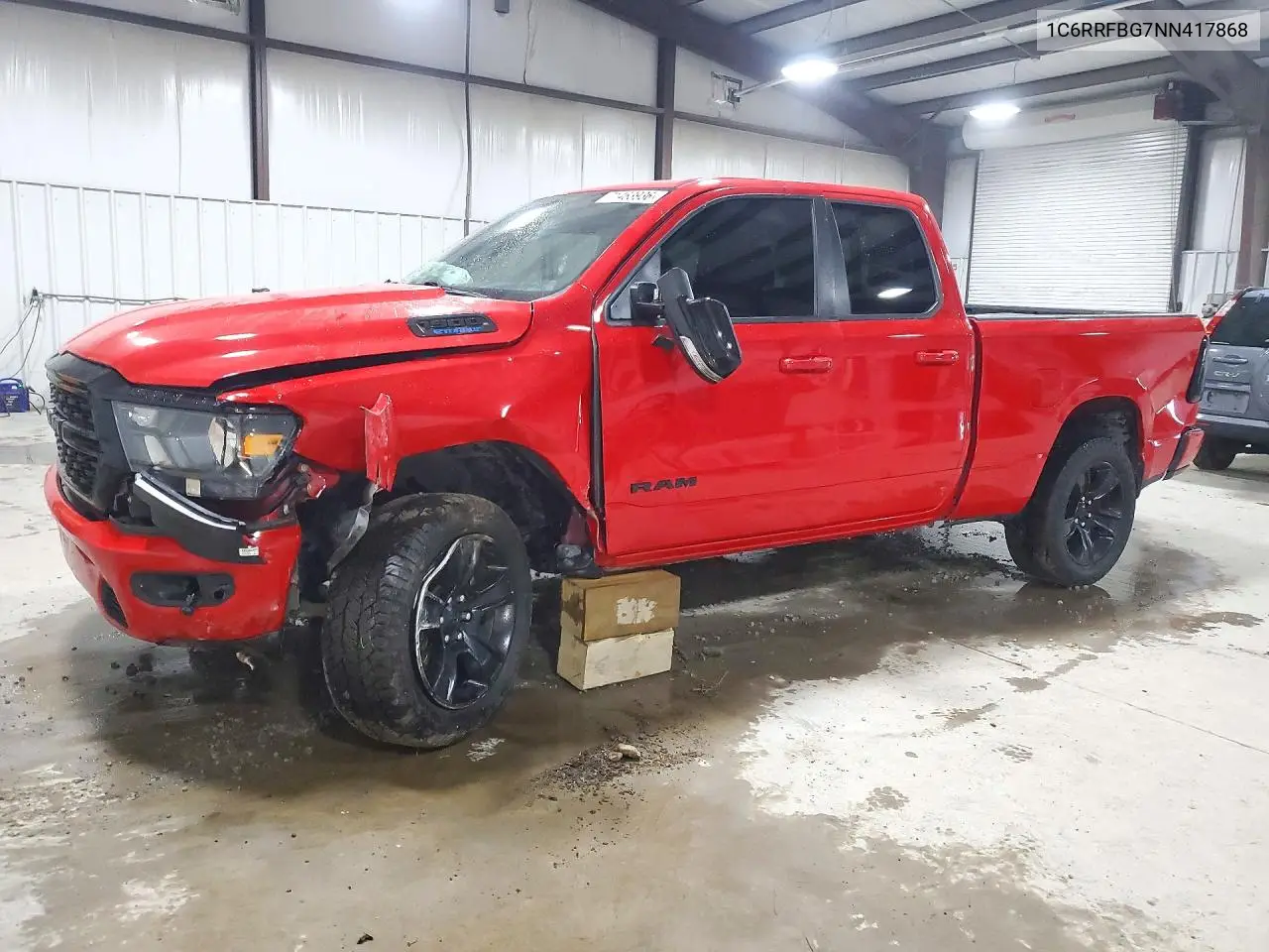 2022 Ram 1500 Big Horn/Lone Star VIN 1C6RRFBG7NN417868 фото 1