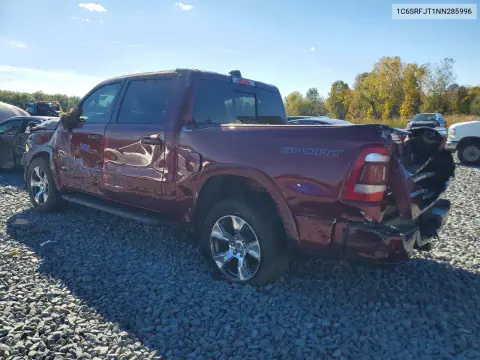 2022 Ram 1500 Laramie VIN 1C6SRFJT1NN285996 фото 2
