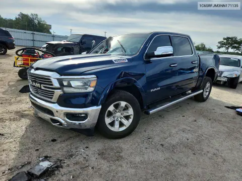2022 Ram 1500 Laramie VIN 1C6SRFJM3NN171135 фото 1