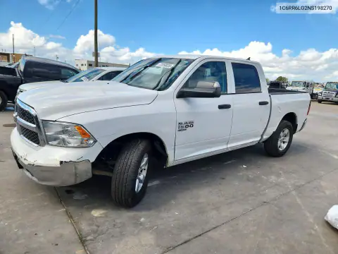 1C6RR6LG2NS198270 — 2022 RAM 1500, Передняя часть, фото до ремонта