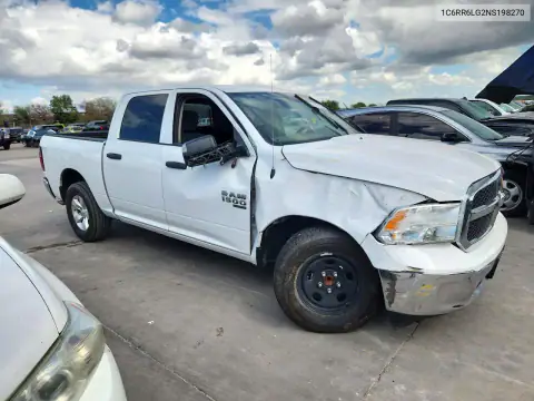 1C6RR6LG2NS198270 — 2022 RAM 1500, фото 4 с аукциона Copart, Передняя часть