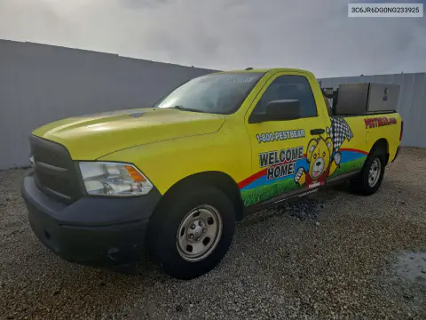 3C6JR6DG0NG233925 — 2022 RAM 1500, Передняя часть, фото до ремонта