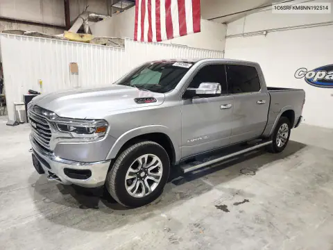 1C6SRFKM8NN192514 — 2022 RAM 1500, Задняя часть, фото до ремонта