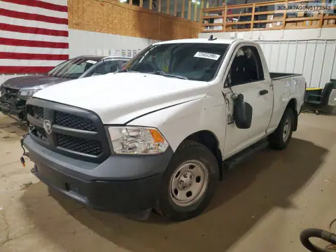 3C6JR7AG0NG173543 RAM 1500 2022 — повреждение Передняя часть, фото до ремонта