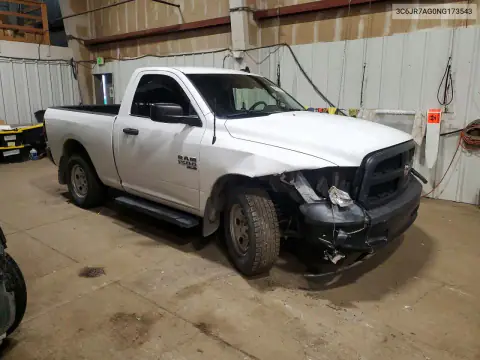 3C6JR7AG0NG173543 — 2022 RAM 1500, фото 4 с аукциона Copart, Передняя часть