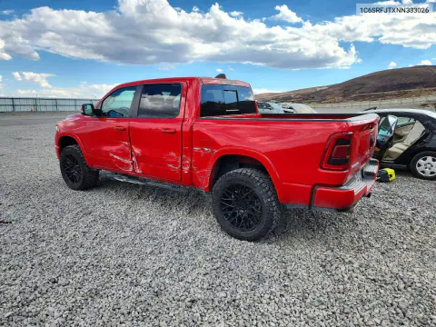 2022 Ram 1500 Laramie VIN 1C6SRFJTXNN333026 фото 2