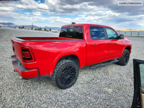 2022 Ram 1500 Laramie VIN 1C6SRFJTXNN333026 фото 3