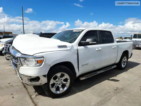 1C6SRFFT7NN418348 — 2022 RAM 1500, Передняя часть, фото до ремонта