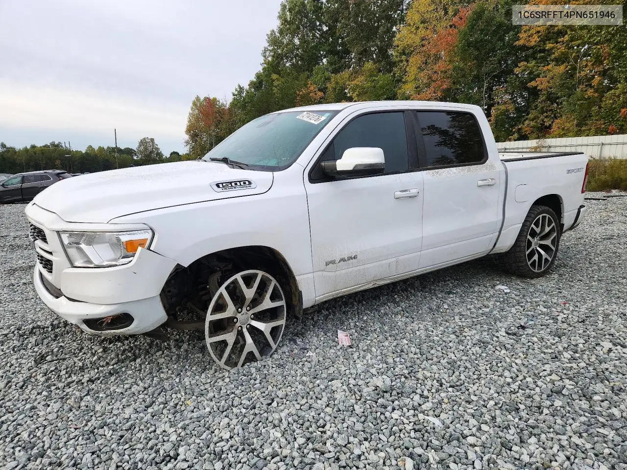 2023 Ram 1500 Big Horn/Lone Star VIN 1C6SRFFT4PN651946 фото 1