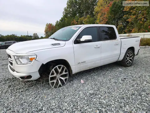 1C6SRFFT4PN651946 — 2023 RAM 1500, Передняя часть, фото до ремонта