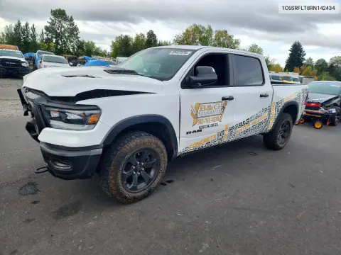 1C6SRFLT8RN142434 — 2024 RAM 1500, Передняя часть, фото до ремонта