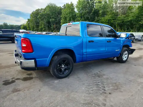 1C6SRFFPXSN562667 — 2025 RAM 1500, фото 3 с аукциона Copart, Передняя часть