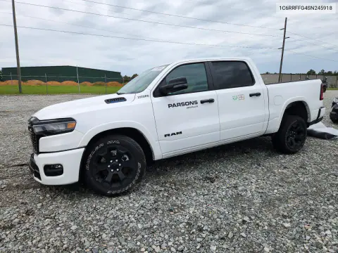1C6RRFFG4SN245918 — 2025 RAM 1500, Передняя часть, фото до ремонта