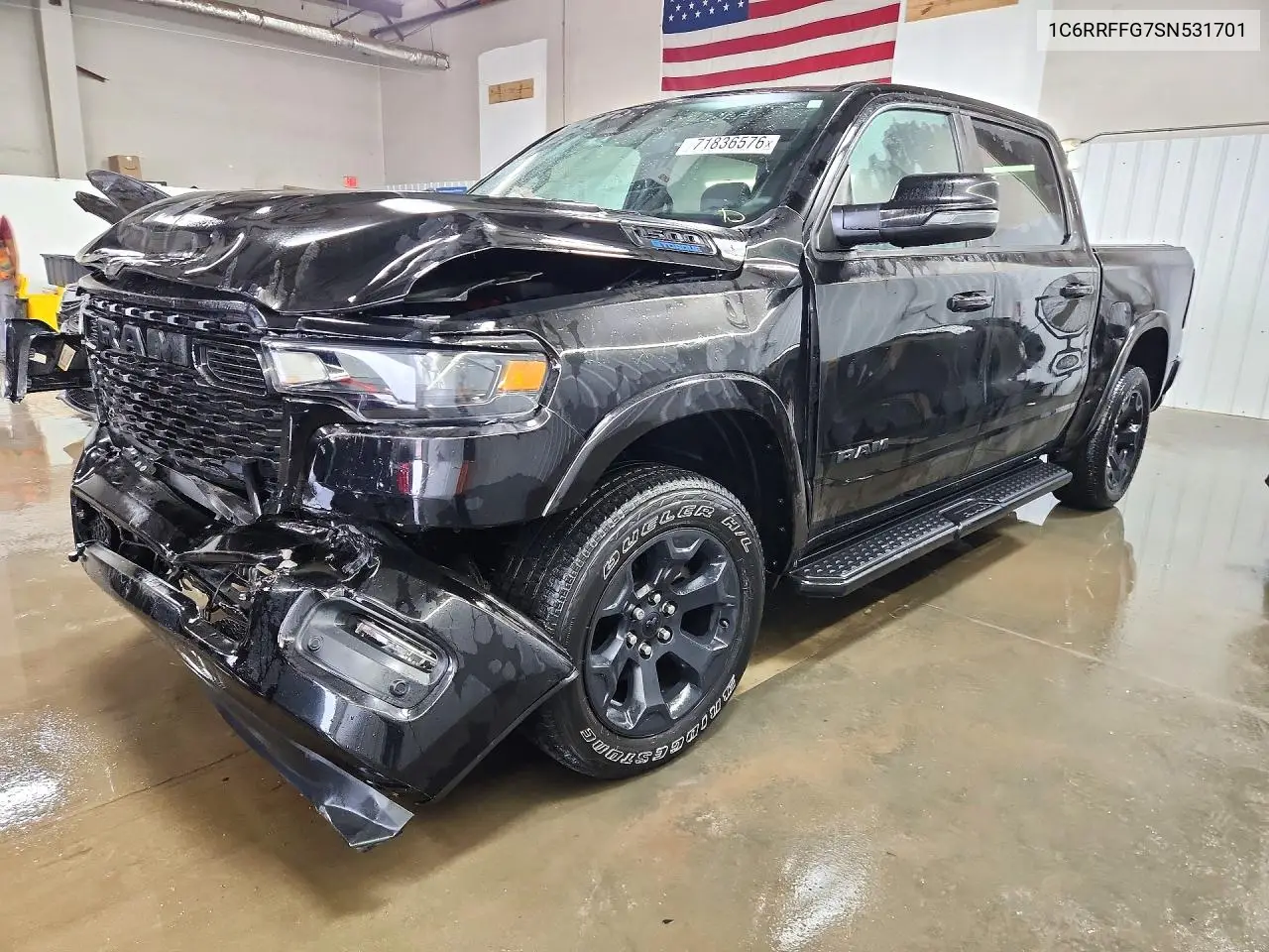 2025 Ram 1500 Big Horn/Lone Star VIN 1C6RRFFG7SN531701 фото 1