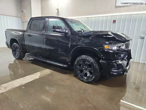 2025 Ram 1500 Big Horn/Lone Star VIN 1C6RRFFG7SN531701 фото 4