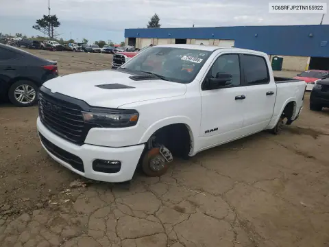 1C6SRFJP2TN155922 — 2026 RAM 1500, Снята обшивка, фото до ремонта