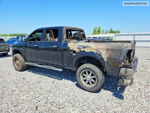 3C6UR5FL6EG207962 — 2014 RAM 2500, фото 2 с аукциона Copart, Пожар