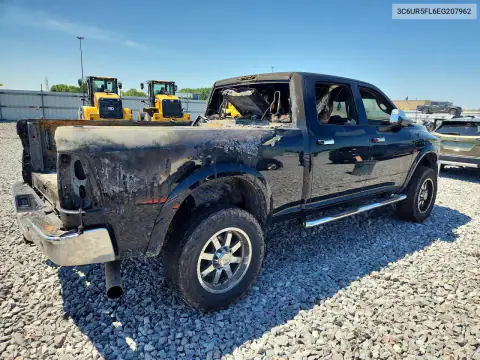 3C6UR5FL6EG207962 — 2014 RAM 2500, фото 3 с аукциона Copart, Пожар