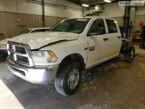 3C6UR5HJ7FG537025 — 2015 RAM 2500, Передняя часть, фото до ремонта