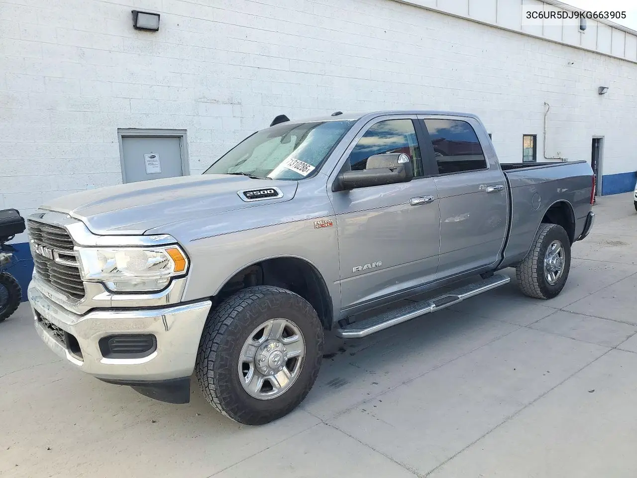 2019 Ram 2500 Big Horn VIN 3C6UR5DJ9KG663905 фото 1
