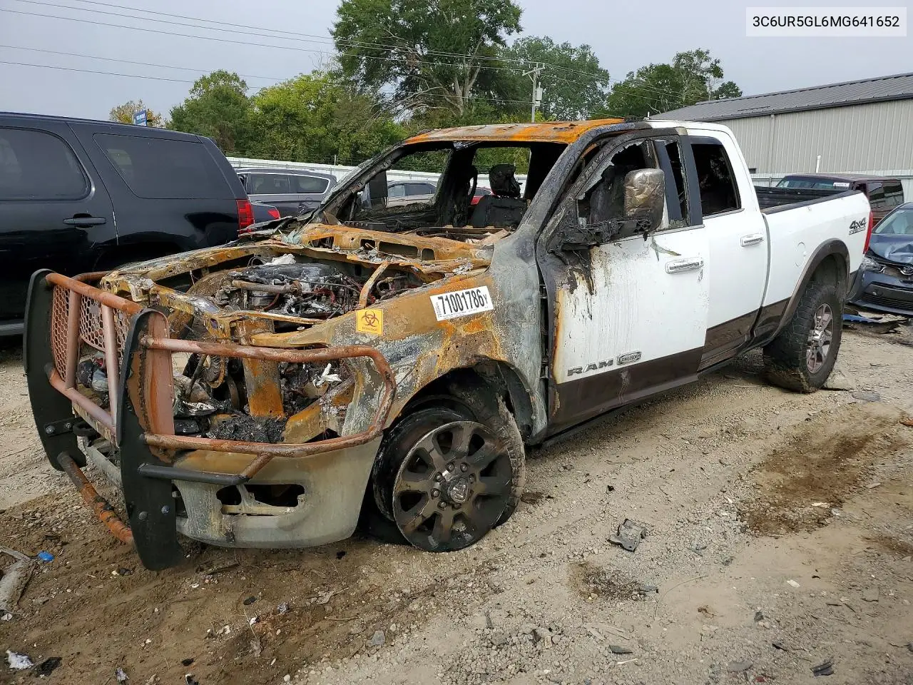 2021 Ram 2500 Longhorn VIN 3C6UR5GL6MG641652 фото 1