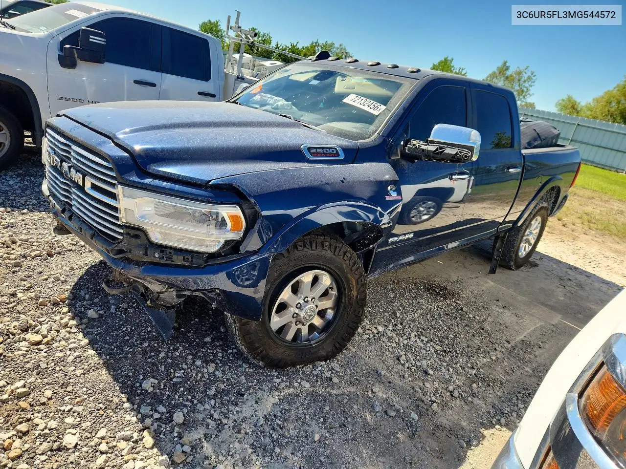 2021 Ram 2500 Laramie VIN 3C6UR5FL3MG544572 фото 1