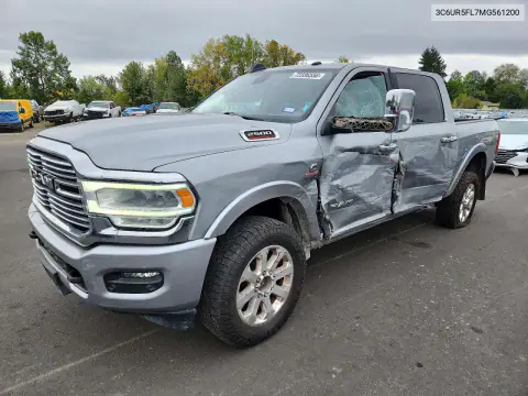 3C6UR5FL7MG561200 — 2021 RAM 2500, Сторона, фото до ремонта