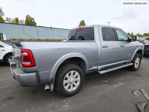 2021 Ram 2500 Laramie VIN 3C6UR5FL7MG561200 фото 3