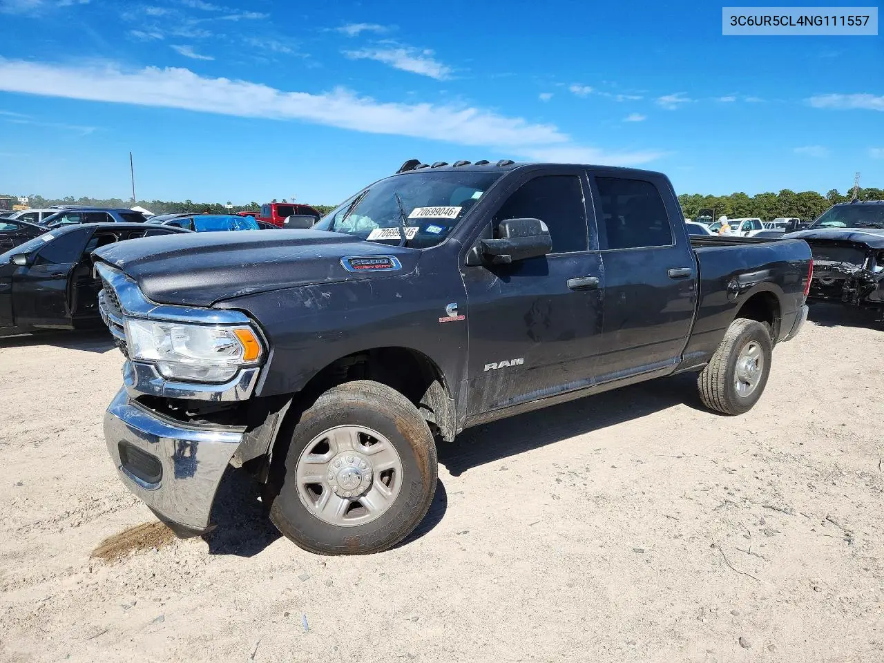 2022 Ram 2500 Tradesman VIN 3C6UR5CL4NG111557 фото 1