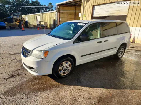 2C4JRGAGXDR754114 — 2013 RAM Cargo Van Tradesman, Сторона, фото до ремонта