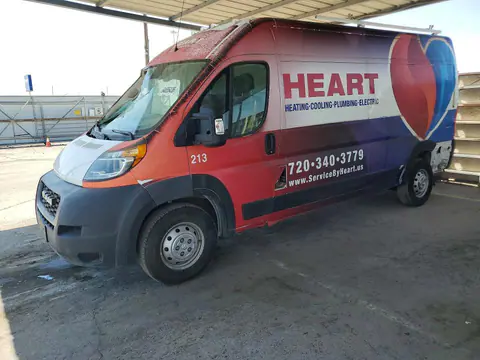 3C6LRVDG2ME523581 — 2021 RAM Promaster 2500, Опрокидывание (Rollover), фото до ремонта