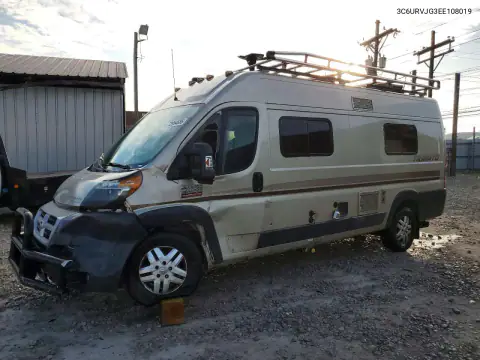 3C6URVJG3EE108019 — 2014 RAM Promaster CITY, Сторона, фото до ремонта
