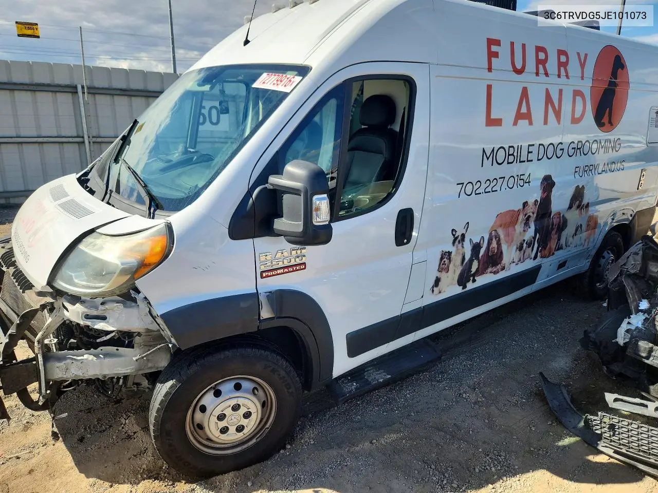 2018 Ram Promaster 2500 2500 High VIN 3C6TRVDG5JE101073 фото 1