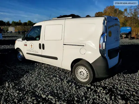 2020 Ram Promaster City VIN ZFBHRFAB4L6R64231 фото 2