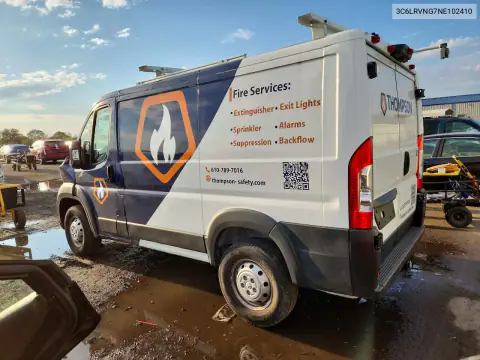 3C6LRVNG7NE102410 — 2022 RAM Promaster CITY, фото 2 с аукциона Copart, Передняя часть