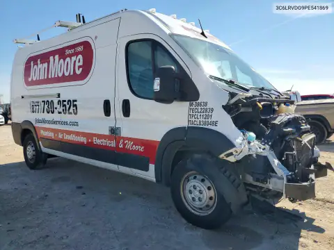 3C6LRVDG9PE541869 — 2023 RAM Promaster CITY, фото 4 с аукциона Copart, Передняя часть