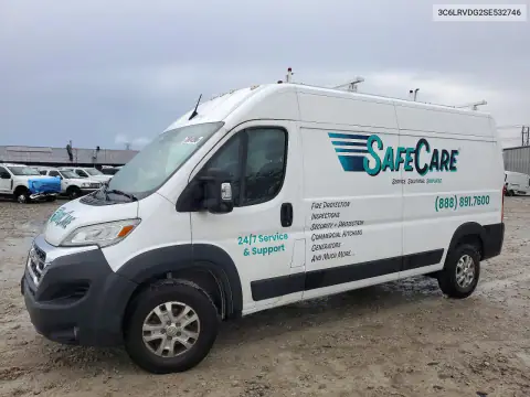 3C6LRVDG2SE532746 — 2025 RAM Promaster CITY, Задняя часть, фото до ремонта
