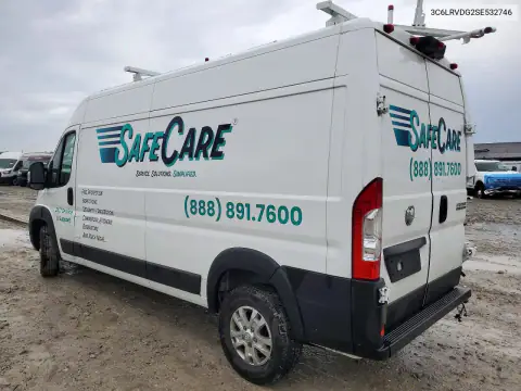 3C6LRVDG2SE532746 — 2025 RAM Promaster CITY, фото 2 с аукциона Copart, Задняя часть