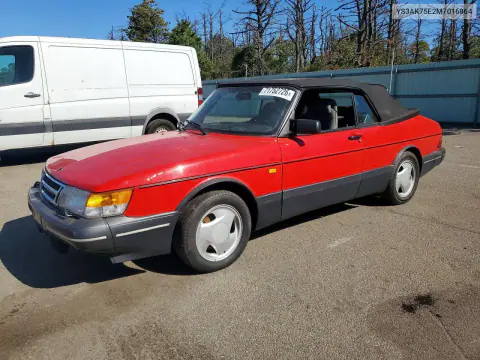 YS3AK75E2M7016864 — 1991 Saab 900, Подтопление, фото до ремонта