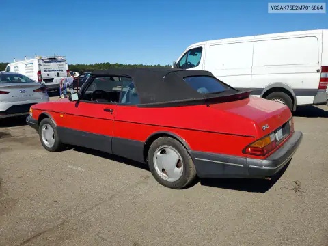 1991 Saab 900 S VIN YS3AK75E2M7016864 фото 2