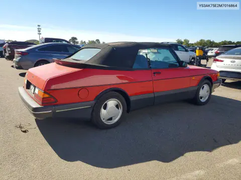 1991 Saab 900 S VIN YS3AK75E2M7016864 фото 3