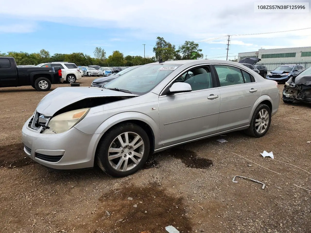 2008 Saturn Aura Xe VIN 1G8ZS57N38F125996 фото 1