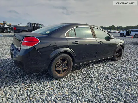 2009 Saturn Aura Xe VIN 1G8ZS57B39F135709 фото 3